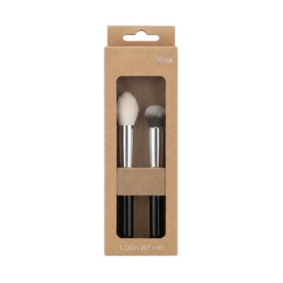 2pcs pro makeup brush set
