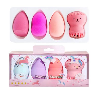4pcs makeup sponge set