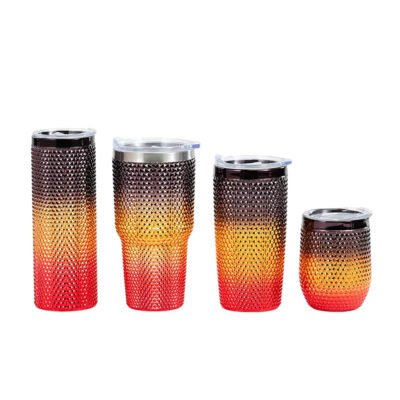 bling studded textured cups