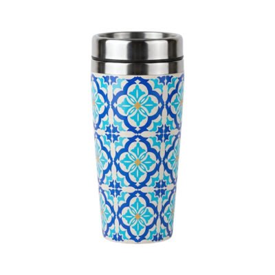 blue & white porcelain pattern mug