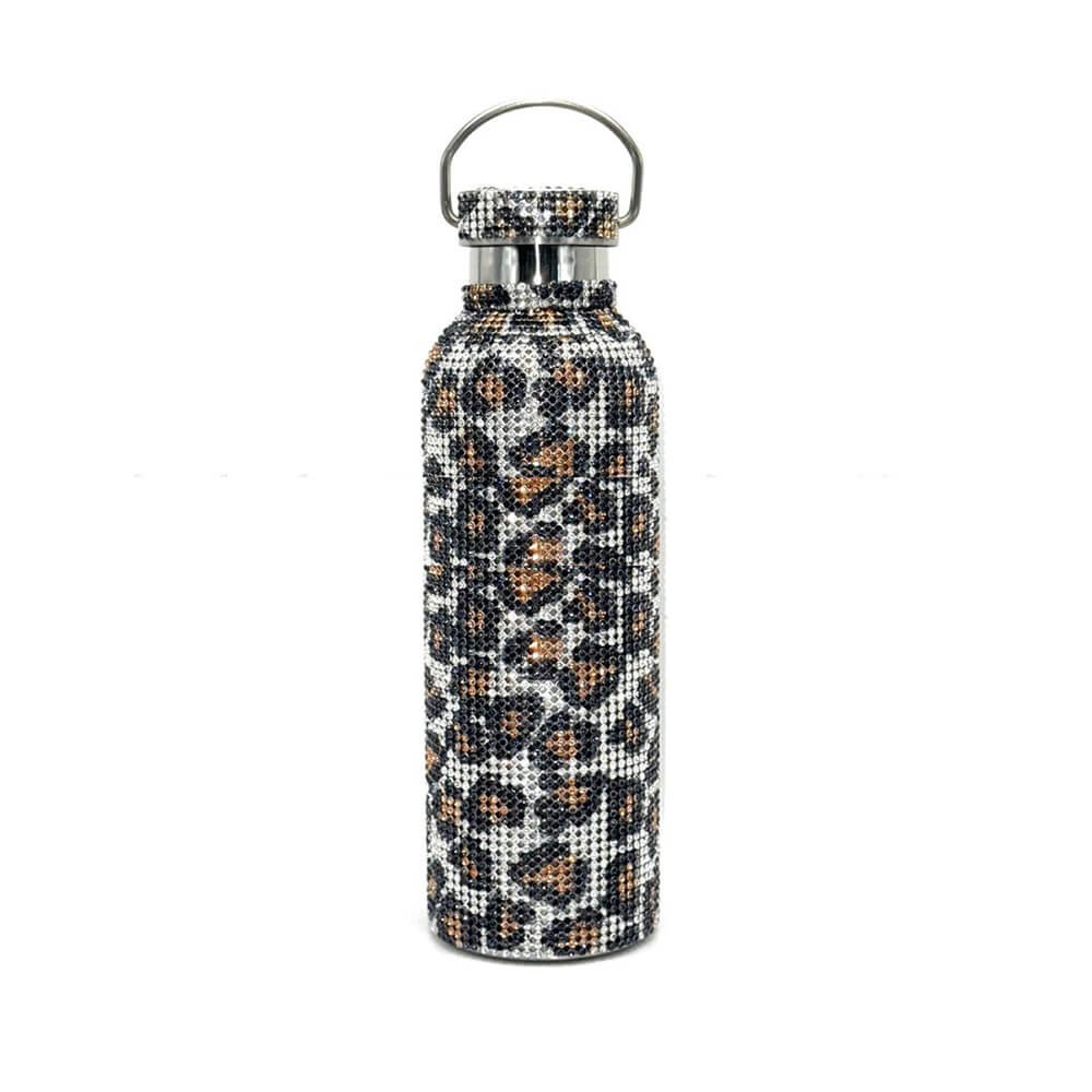 leopard diamante water bottle leopard diamante water bottle